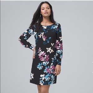 Floral shift dress